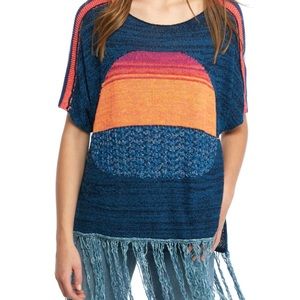 Free People Fringe Sweater